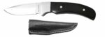 Sarge Knives SK-704 Mini Hunter Fixed Blade Knife with 2-5/8-Inch Stainless Blade and Black Derlin Handle, Black