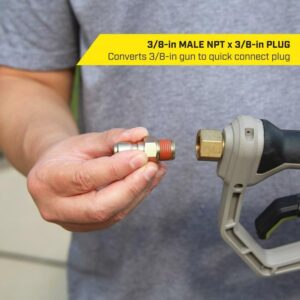 SurfaceMaxx 3/8-in Male NPT x 3/8-in Quick Connect Plug 4500 psi - Image 3