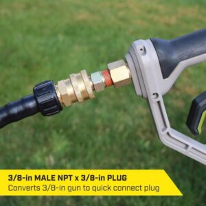 SurfaceMaxx 3/8-in Male NPT x 3/8-in Quick Connect Plug 4500 psi - Image 6