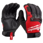 Milwaukee Unisex Wrecking Work Gloves Black/Red XLarge