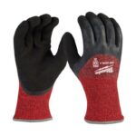 Milwaukee Men's Outdoor Dipped Gloves Black/Red Large