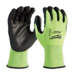 Milwaukee Smartswipe Dipped Gloves High-Vis Green Large