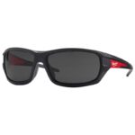 Milwaukee Anti-Fog Performance Safety Glasses Tinted Lens Black/Red Frame