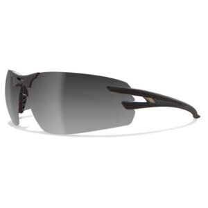 Edge Salita Anti-Fog Safety Glasses Silver Mirror Lens Black Frame