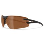 Edge Salita Anti-Fog Vapor Shield Safety Glasses Copper Lens Black Frame