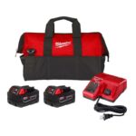 Milwaukee M18 M18 Lithium-Ion Battery and Charger Starter Kit