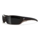 Edge Eyewear Reclus Anti-Fog Wraparound Safety Glasses Smoke Lens Black Frame