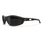 Edge Eyewear Dakura Polarized Safety Glasses Smoke Lens Black Frame