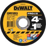 DeWalt 4-1/2 in. D X 7/8 in. Cutting/Grinding Wheel 5 pk DWA8051B5