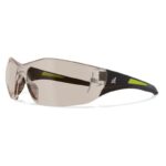 Edge Eyewear Delano G2 Wraparound Safety Glasses Gray Lens Black Frame