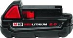 Milwaukee M18 RedLithium CP 2 Ah Lithium-Ion Compact Battery