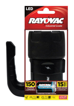 Rayovac Workhorse Pro 150 lm Black LED Flashlight C Battery