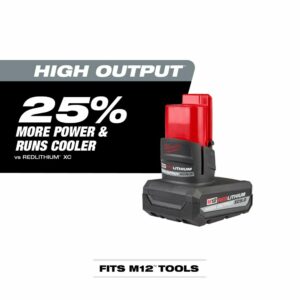 Milwaukee M12 RedLithium XC 5 Ah Lithium-Ion High Output Battery Pack - Image 2