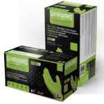 Gloveworks Nitrile Disposable Gloves Large Green Powder Free