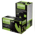 Gloveworks Nitrile Disposable Gloves Medium Green Powder Free