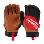 Milwaukee Leather Performance Goatskin Work Gloves Orange XL