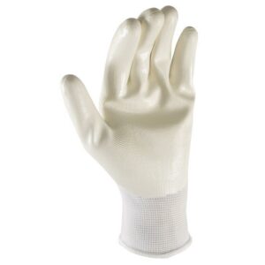Wells Lamont Men's Indoor/Outdoor Dipped Chore Gloves White Large - Image 2