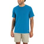 Carhartt Carhartt LWD™ Relaxed Fit Short-Sleeve T-Shirt Marine Blue 105858-H71 Large