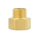 ORBIT 3/4 in. FHT x 1/2 in. MPT in. Brass Threaded Female/Male Hose Adapter