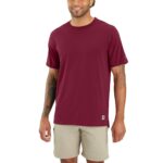 Carhartt Carhartt LWD™ Relaxed Fit Short-Sleeve T-Shirt Bordeaux 105858-R73 Large