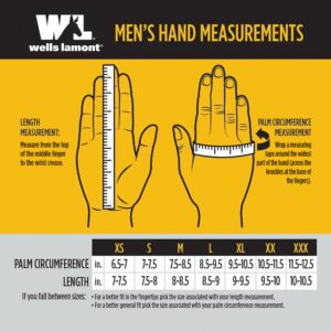 Wells Lamont FX3 Men's Indoor/Outdoor Hi-Viz Work Gloves Black/Yellow Medium - Image 5