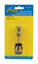 Seachoice Push-Pull Switch Chrome Plated Brass