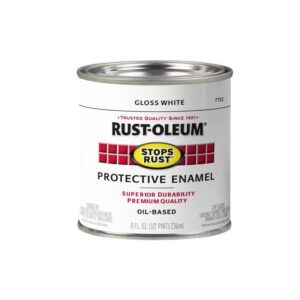 Rust-Oleum Stops Rust Indoor and Outdoor Gloss White Oil-Based Enamel Protective Paint