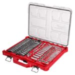Milwaukee PACKOUT 1/4 and 3/8 in. drive Metric and SAE 106 Piece Mechanics Ratchet and Socket Set