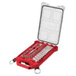 Milwaukee 3/8 in. drive SAE 6 Point Chrome Deep Well Socket Set