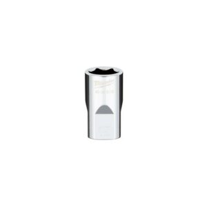 Milwaukee 15 mm X 1/2 in. drive Metric 6 Point Standard Socket