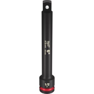 Milwaukee SHOCKWAVE 6 in. X 1/2 in. drive SAE 6 Point Impact Rated Extension