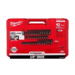 Milwaukee Shockwave 3/8 in. drive Metric/SAE 6 Point Standard/Deep Impact Rated Socket Set