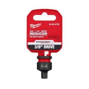 Milwaukee Shockwave 1.08 in. L X 3/8 in. drive SAE Socket Reducer - Image 2