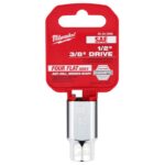 Milwaukee 3/8 in. X 1/2 in. drive SAE 6 Point Standard Socket