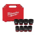 Milwaukee Shockwave 1-3/8 in. X 3/4 in. drive SAE 6 Point Standard Impact Rated Impact Socket