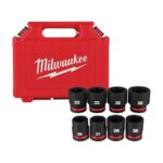 Milwaukee Shockwave 3/4 in. drive Metric 6 Point Standard Impact Rated Impact Socket Set
