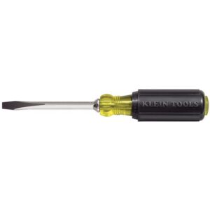 Klein Tools Cushion-Grip 4 in. L Keystone Screwdriver