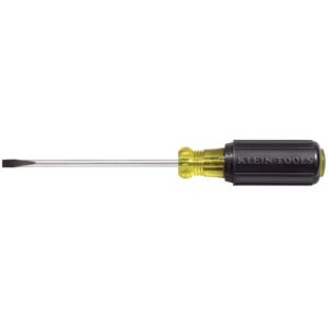 Klein Tools Cushion-Grip 4 in. L Cabinet Cabinet Screwdriver