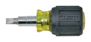 Klein Tools Stubby Multi-Bit Screwdriver/Nut Driver 3.25 in.
