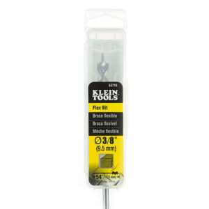 Klein Tools 3/8 in. D X 54 in. L Flex Auger Bit Steel - Image 2