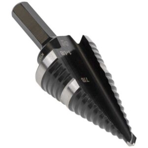 Klein Tools 3.15 in. L High Speed Steel Step Drill Bit Hex Shank