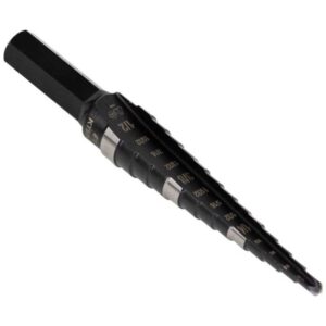 Klein Tools 4.77 in. L High Speed Steel Step Drill Bit Hex Shank