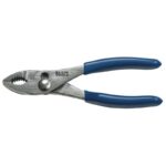 Klein Tools 6.6 in. Nickel Chrome Steel Slip Joint Pliers