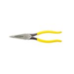 Klein Tools 8.41 in. Plastic/Steel Long Nose Side Cutting Pliers