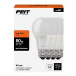 Feit A19 E26 (Medium) LED Bulb Soft White 60 Watt Equivalence