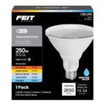 Feit PAR38 E26 (Medium) LED Bulb Adjustable White 250 Watt Equivalence
