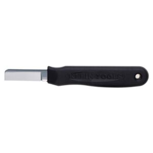 Klein Tools 6.2 in. Cable Splicer's Knife Black
