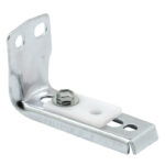 Prime-Line 0.88 in. D X 2.88 in. L Mill Silver Steel Bracket