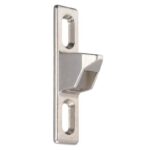 Chrome Silver Zinc Door Keeper