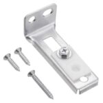 Steel Pivot Track Bracket Silver/White